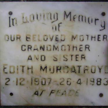 MURGATROYD Edith 1907-1983