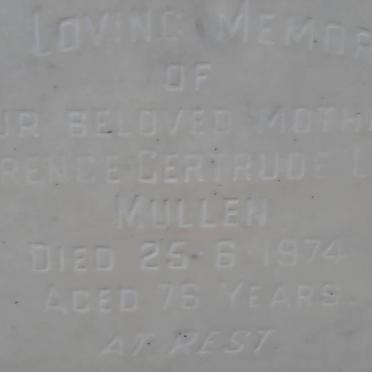 MULLEN Florence Gertrude Lois -1974