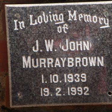MURRAYBROWN J.W. 1939-1992