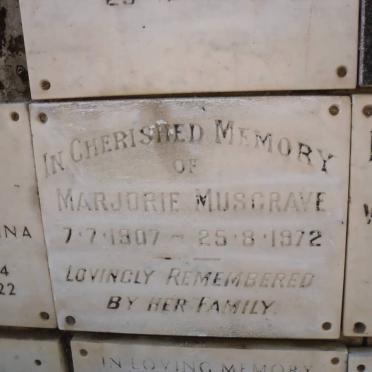 MUSGRAVE Marjorie 1907-1972