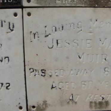 MUIR Jessie Maud -1972
