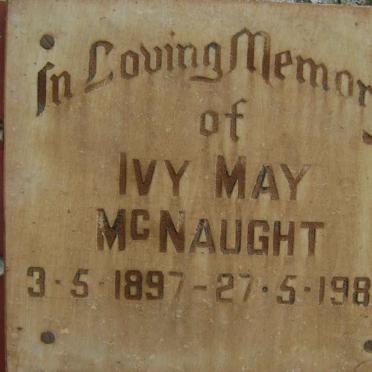 McNAUGHT Ivy May 1897-1988 