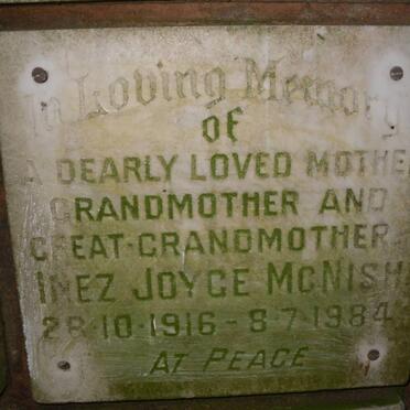 McNISH Inez Joyce 1916-1984