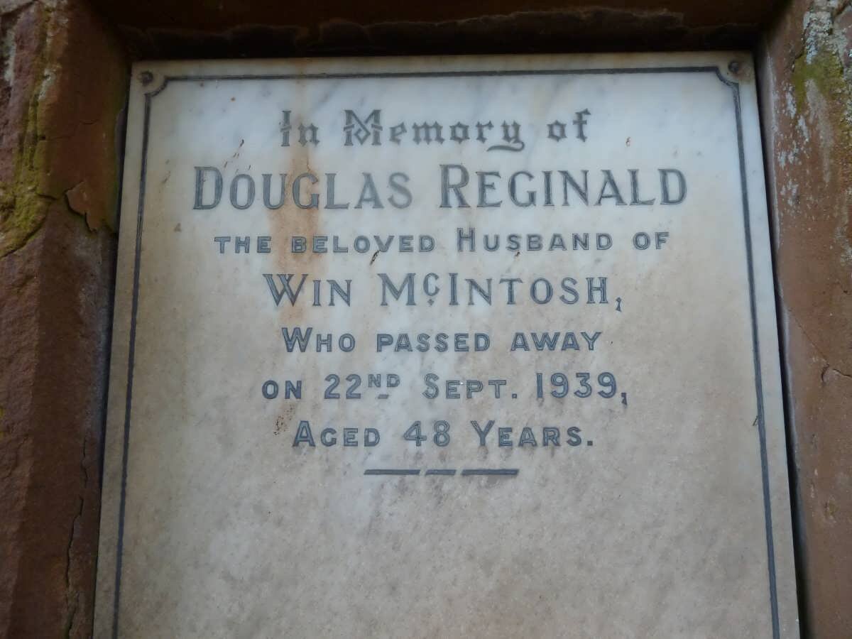 McINTOSH Douglas Reginald -1939