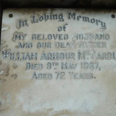 McCARDLE William Armour -1967