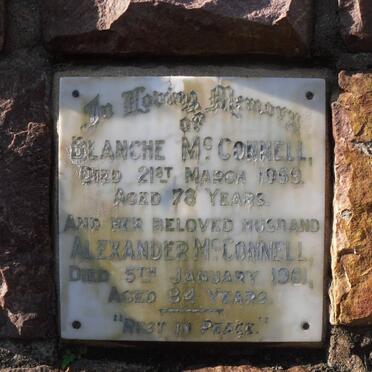 McCONNELL Alexander -1961 &amp; Blanche -1959