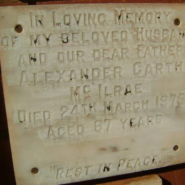 McILRAE Alexander Garth -1975