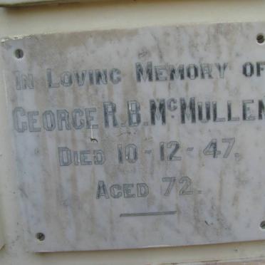 McMULLEN George R.B. -1947