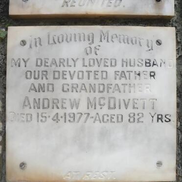 McDIVETT Andrew -1977