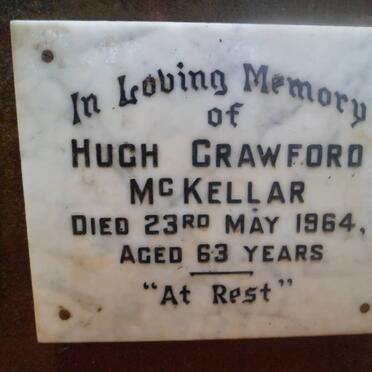 Mc KELLAR Hugh Crawfordd -1964