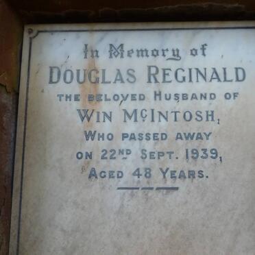 McINTOSH Douglas Reginald -1939