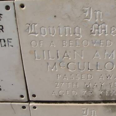 McCULLOCH Lilian Amelia -1971