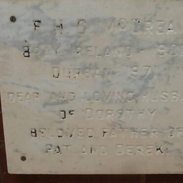 McCREA F.H.C. 1900-1971