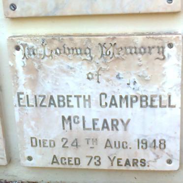 McLEARY Elizabeth Campbell -1948