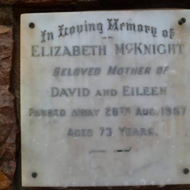 McKNIGHT Elizabeth -1957