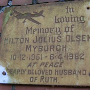 MYBURGH Hilton Julius Olsen 1951-1982