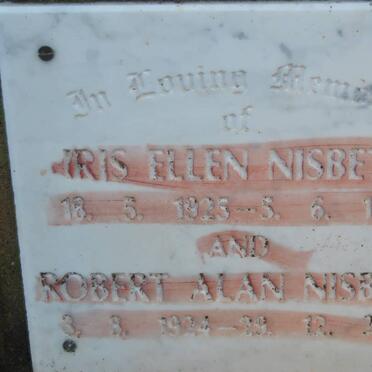NISBETT Robert Alan 1924-2000 &amp; Iris Ellen 1925-1988