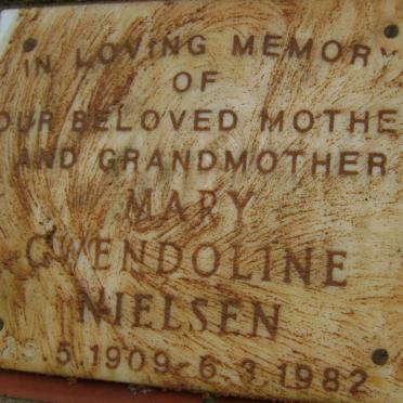 NIELSEN Mary Gwendoline 1909-1982