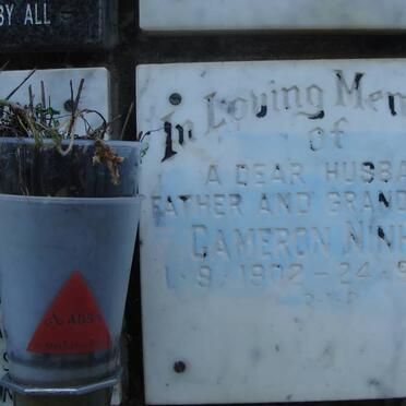 NINHAM Cameron 1902-1985