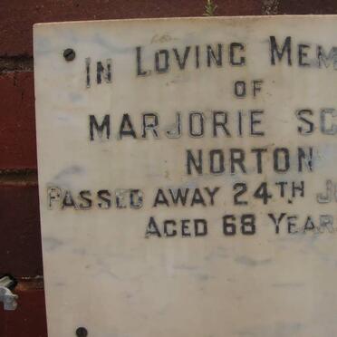 NORTON Marjorie Scarr -1970