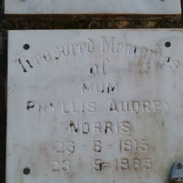 NORRIS Phyllis Audrey 1915-1989