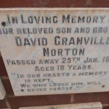 NORTON David Granville -1971