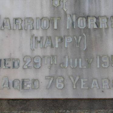 NORRIS Harriot -1952