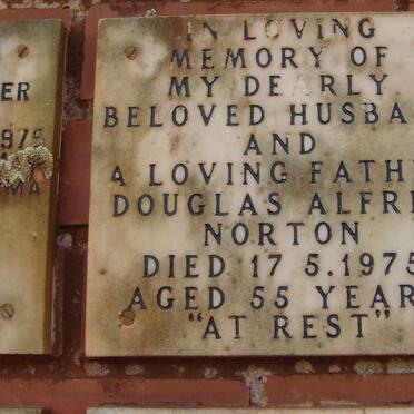 NORTON Douglas Alfred -1975