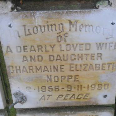 NOPPE Charmaine Elizabeth 1956-1980