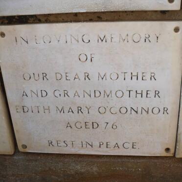 O'CONNOR Edith Mary 