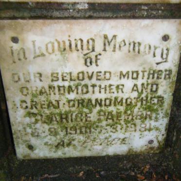 PALMER Clarice 1901-1981