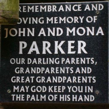 PARKER John &amp; Mona