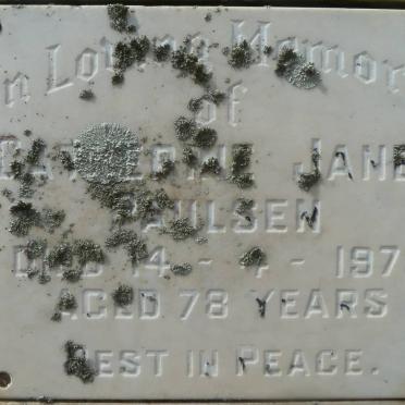 PAULSEN Catherine Jane -1975