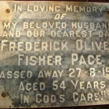 PAGE Frederick Oliver Fisher -1976