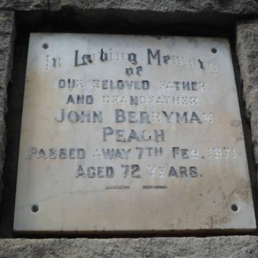 PEACH John Berryman -1971