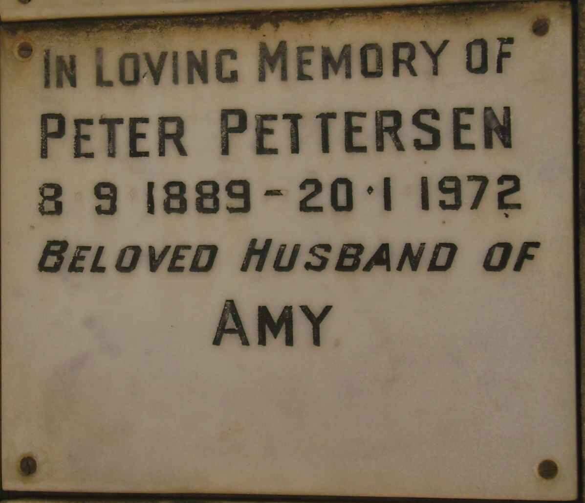 PETTERSEN Peter 1889-1972