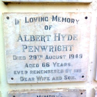 PENWRIGHT Albert Hyde -1949