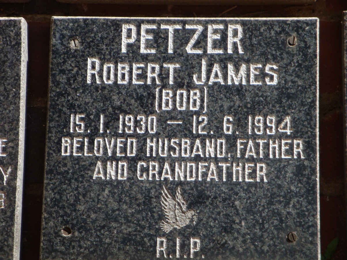 PETZER Robert James 1930-1994