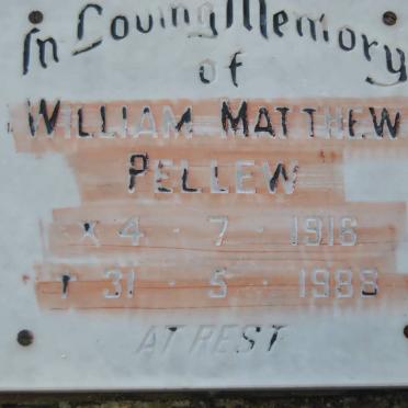 PELLEW William Matthew 1916-1988