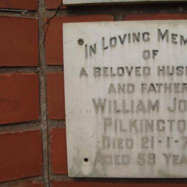 PILKINGTON William John -1974