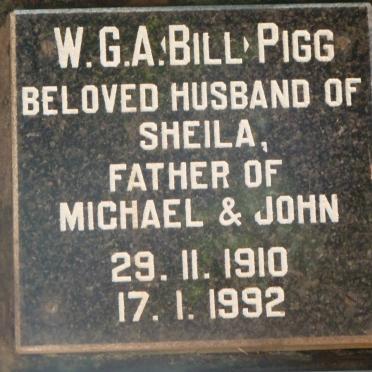 PIGG W.G.A. 1910-1992