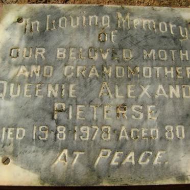 PIETERSE Queenie Alexandra -1978