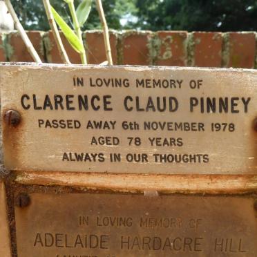 PINNEY Clarence Claud -1978