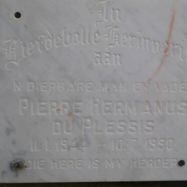 PLESSIS Pierre Hermanus, du 1944-1990