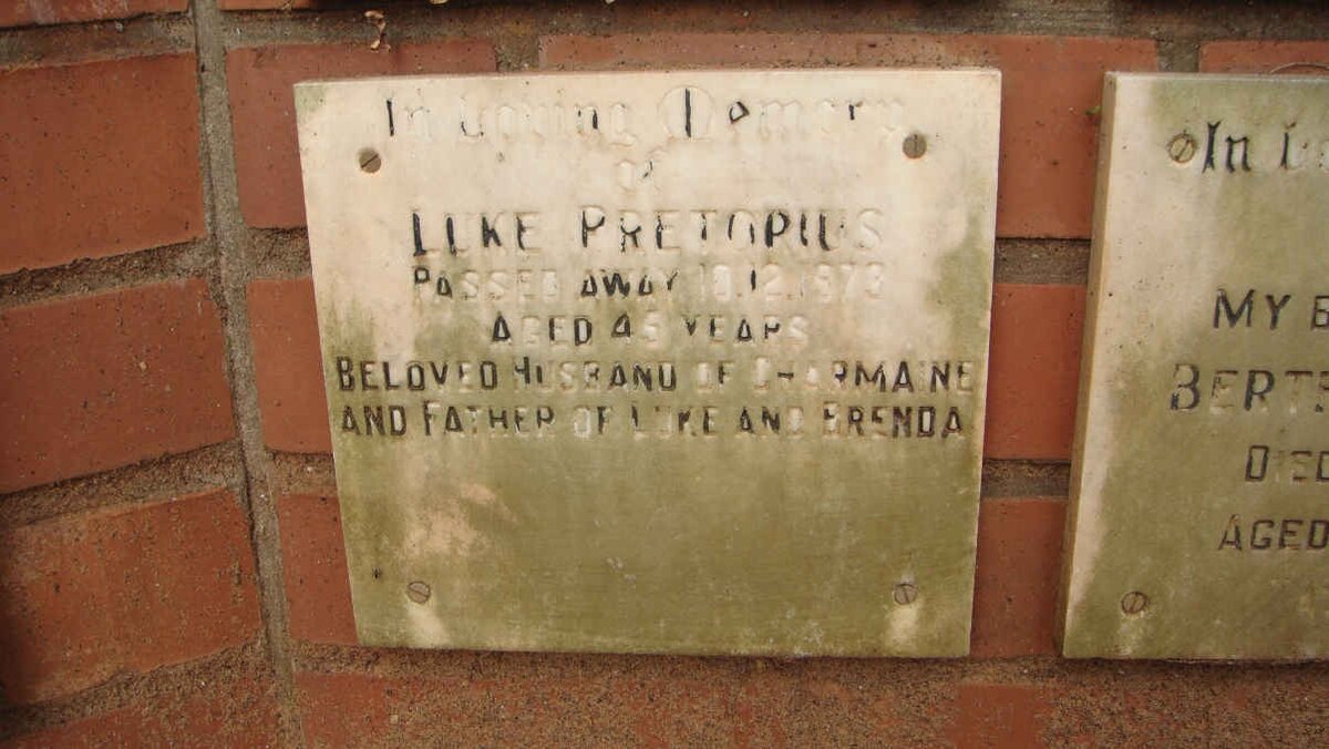 PRETORIUS Luke -1973