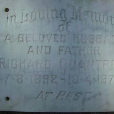 QUANTRILL Richard 1892-1978