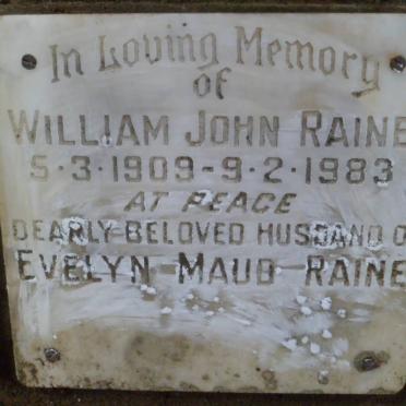 RAINE William John 1909-1983