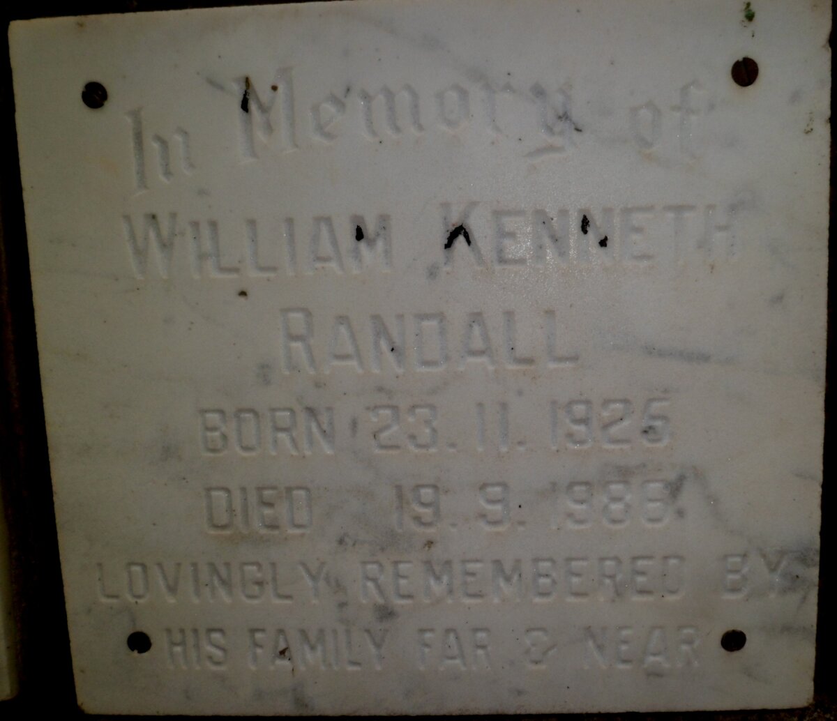 RANDALL William Kenneth 1925-1986