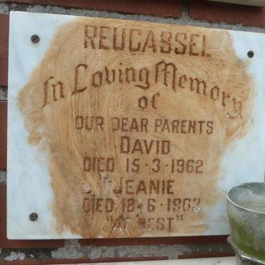 REUCASSEL David -1962 &amp; Jeanie -1963