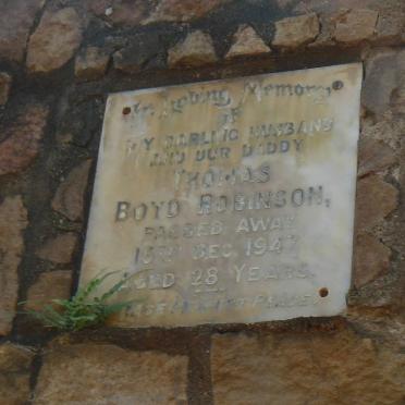 ROBINSON Thomas Boyd -1947